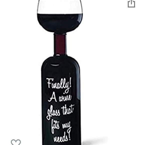 Big Mouth Toys Other - ⭐️Wine bottle wine glass